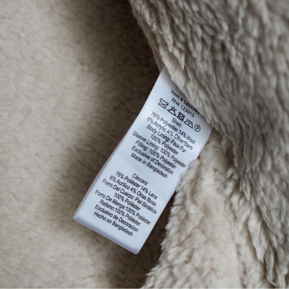 Jachs NY wool coat fleece sherpa lined shirt jacket - Picture 10 of 10